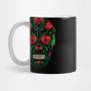 Calavera de Amapola Mug